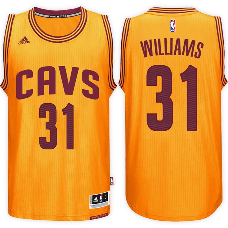2016-17 Season Deron Williams Cleveland Cavaliers #31 New Swingman Alternate Gold Jersey 2016-17 Season Deron Williams Cleveland Cavaliers #31 New Swingman Alternate Gold Jersey