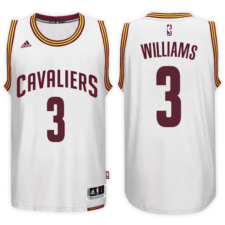 2016-17 Season Derrick Williams Cleveland Cavaliers #3 New Swingman Home White Jersey