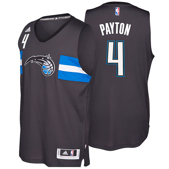 2016-17 Season Elfrid Payton Orlando Magic #4 Alternate New Swingman Black Jersey