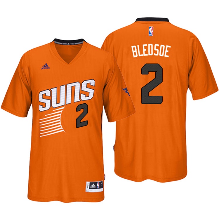 2016-17 Season Eric Bledsoe Phoenix Suns #2 New Swingman Orange Pride Sleeved Jersey