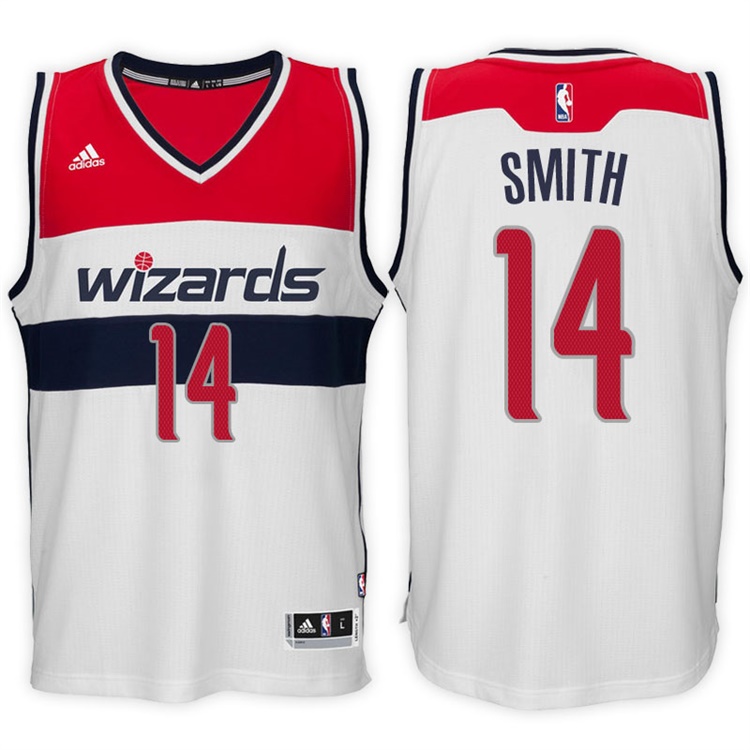 2016-17 Season Jason Smith Washington Wizards #14 New Swingman Home White Jersey 2016-17 Season Jason Smith Washington Wizards #14 New Swingman Home White Jersey