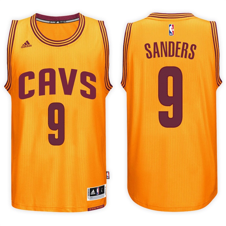 2016-17 Season Larry Sanders Cleveland Cavaliers #9 New Swingman Alternate Gold Jersey 2016-17 Season Larry Sanders Cleveland Cavaliers #9 New Swingman Alternate Gold Jersey