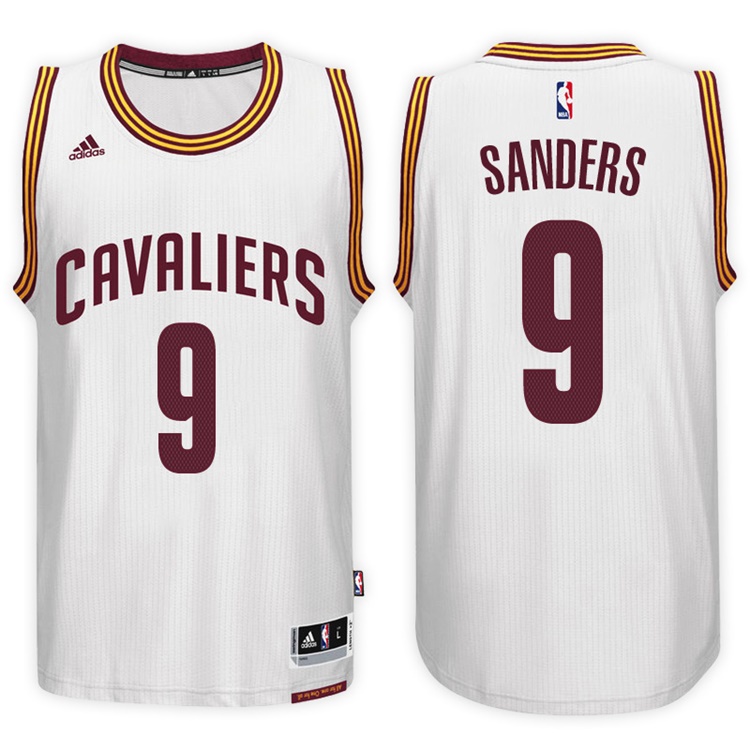 2016-17 Season Larry Sanders Cleveland Cavaliers #9 New Swingman Home White Jersey 2016-17 Season Larry Sanders Cleveland Cavaliers #9 New Swingman Home White Jersey