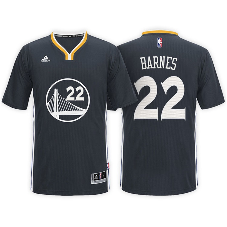 2016-17 Season Matt Barnes Golden State Warriors #22 New Swingman Alternate Gold Jersey