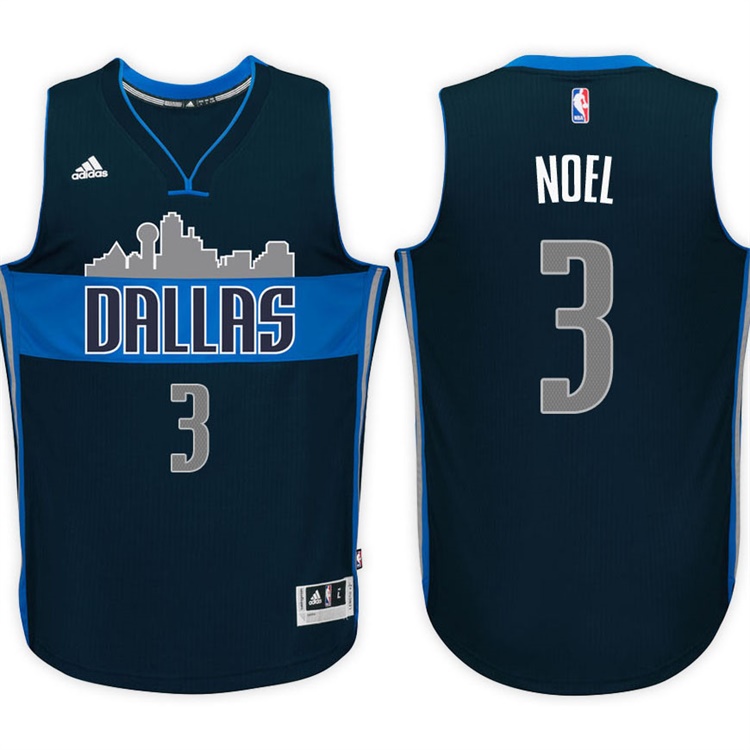 2016-17 Season Nerlens Noel Dallas Mavericks #3 New Swingman Alternate Navy Jersey