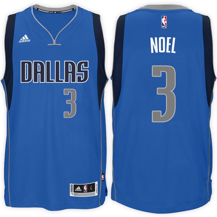 2016-17 Season Nerlens Noel Dallas Mavericks #3 New Swingman Road Blue Jersey 2016-17 Season Nerlens Noel Dallas Mavericks #3 New Swingman Road Blue Jersey