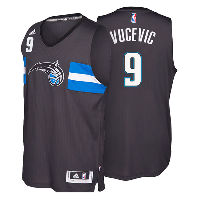 2016-17 Season Nikola Vucevic Orlando Magic #00 Alternate New Swingman Black Jersey