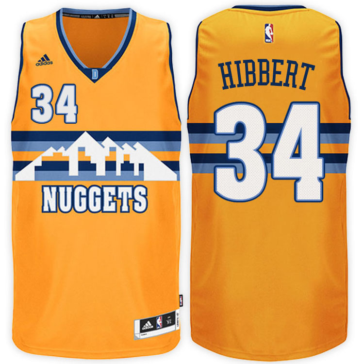 2016-17 Season Roy Hibbert Denver Nuggets #34 New Swingman Alternate Navy Jersey 2016-17 Season Roy Hibbert Denver Nuggets #34 New Swingman Alternate Navy Jersey