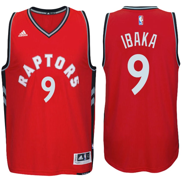 2016-17 Season Serge Ibaka Toronto Raptors #9 New Swingman Road Red Jersey