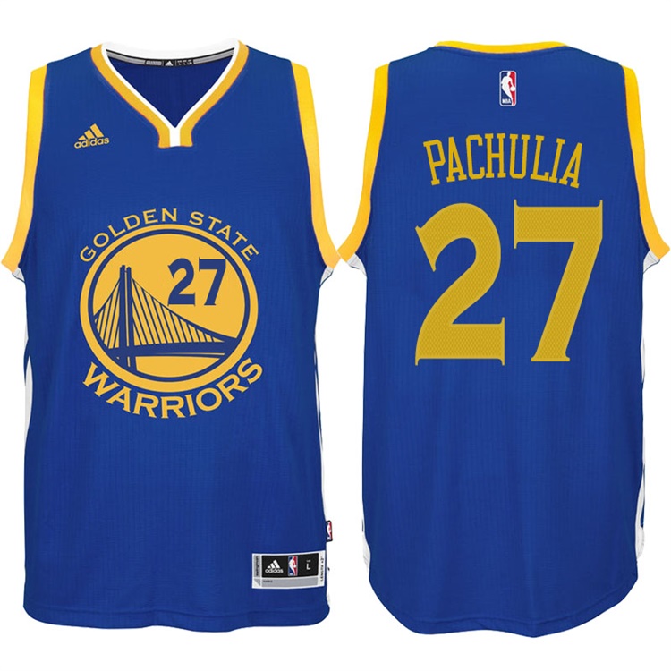 2016-17 Season Zaza Pachulia Golden State Warriors #27 New Swingman Road Blue Jersey 2016-17 Season Zaza Pachulia Golden State Warriors #27 New Swingman Road Blue Jersey