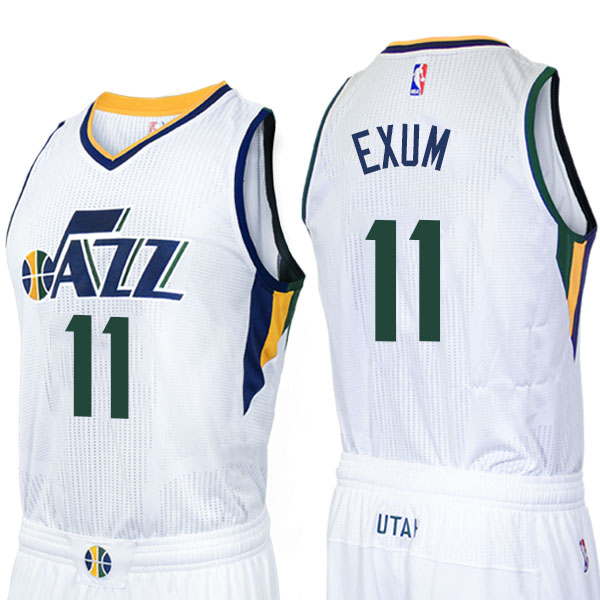 Dante Exum Utah Jazz #11 2016 New Swingman Home White Jersey