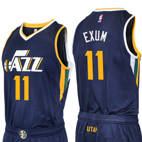 Dante Exum Utah Jazz #11 2016 New Swingman Road Blue Jersey