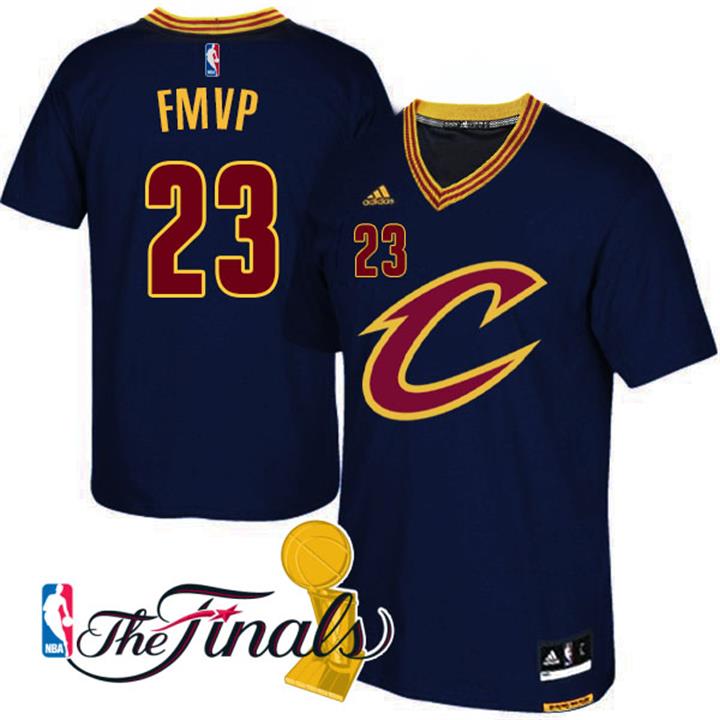 Lebron James Cleveland Cavaliers #23 2016 NBA Finals Champions FMVP Black Jersey