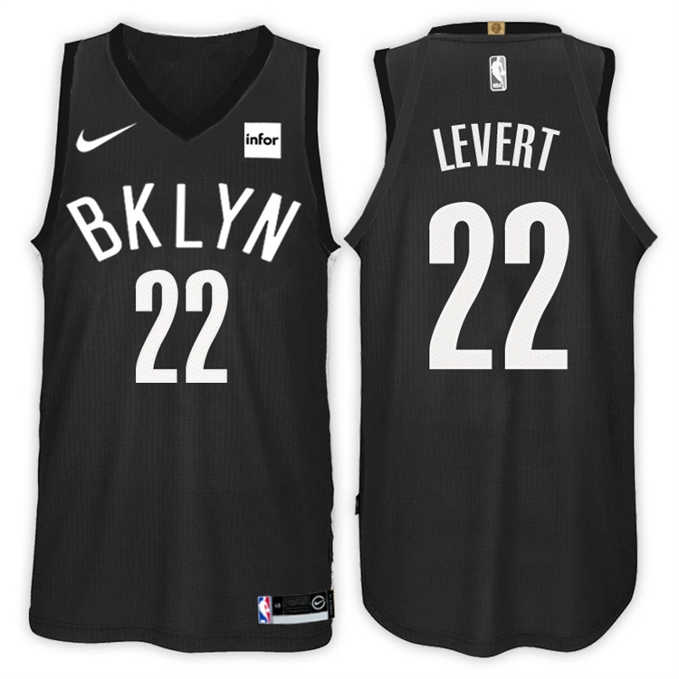 2017-18 Season Caris LeVert Brooklyn Nets #22 Statement Black Swingman Jersey 2017-18 Season Caris LeVert Brooklyn Nets #22 Statement Black Swingman Jersey