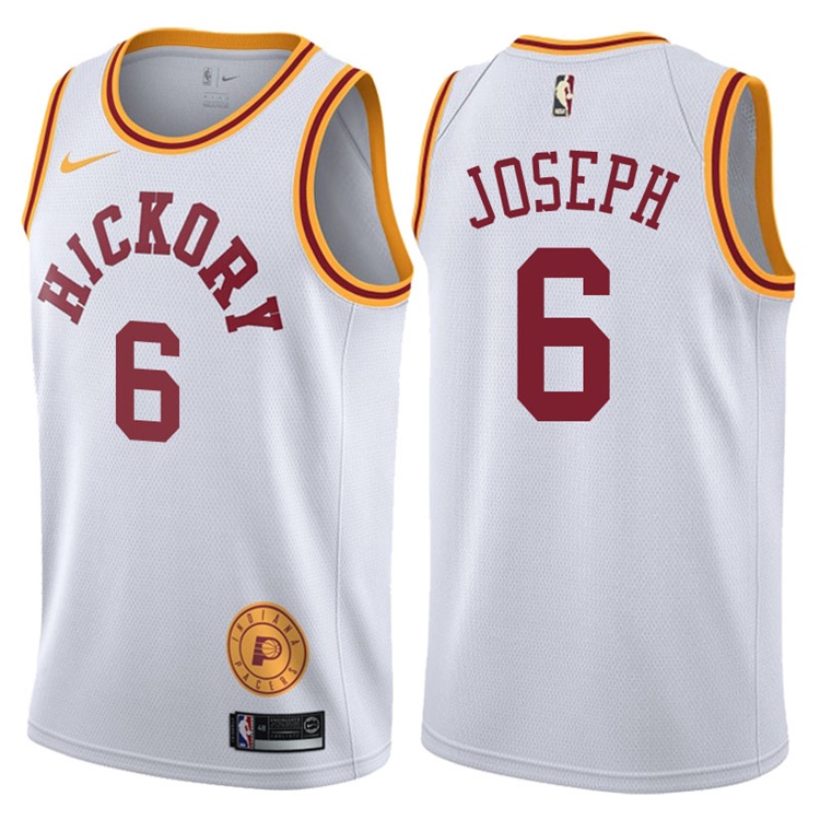 2017-18 Cory Joseph Indiana Pacers #6 White Hardwood Classic Edition Swingman Jersey 2017-18 Cory Joseph Indiana Pacers #6 White Hardwood Classic Edition Swingman Jersey