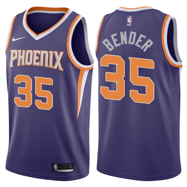 2017-18 Season Dragan Bender Phoenix Suns #35 Icon Purple Jersey