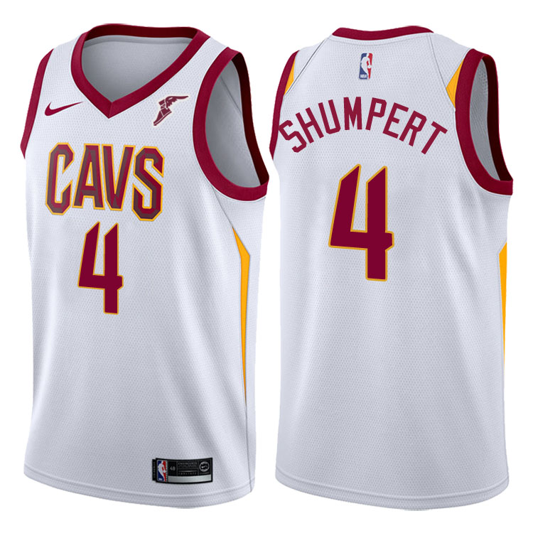 2017-18 Season Iman Shumpert Cleveland Cavaliers #4 Association White Jersey