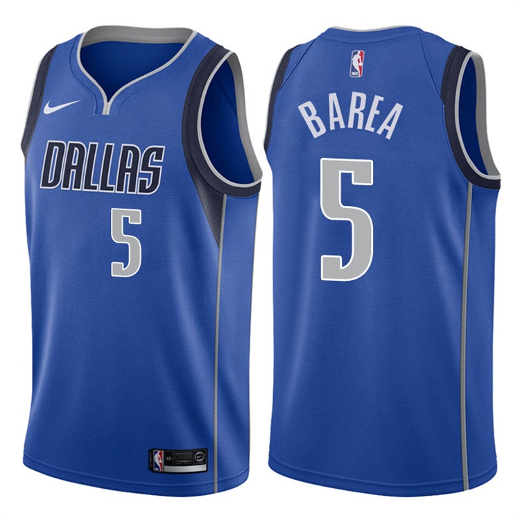 2017-18 Season J.J. Barea Dallas Mavericks #5 Icon Royal Swingman Jersey