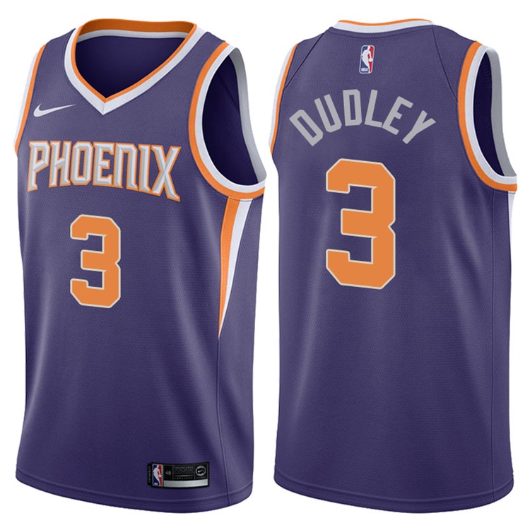 2017-18 Season Jared Dudley Phoenix Suns #3 Icon Purple Jersey