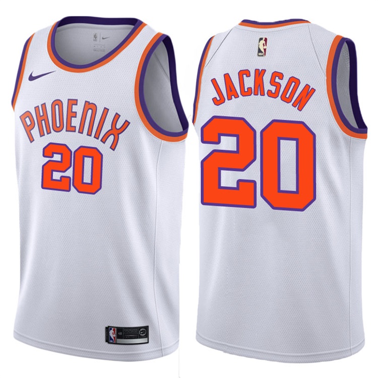 2017-18 Josh Jackson Phoenix Suns #20 White Hardwood Classic Edition Swingman Jersey