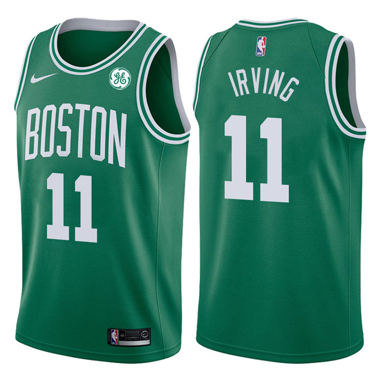 2017-18 Season Kyrie Irving Boston Celtics #11 Icon Green Jersey