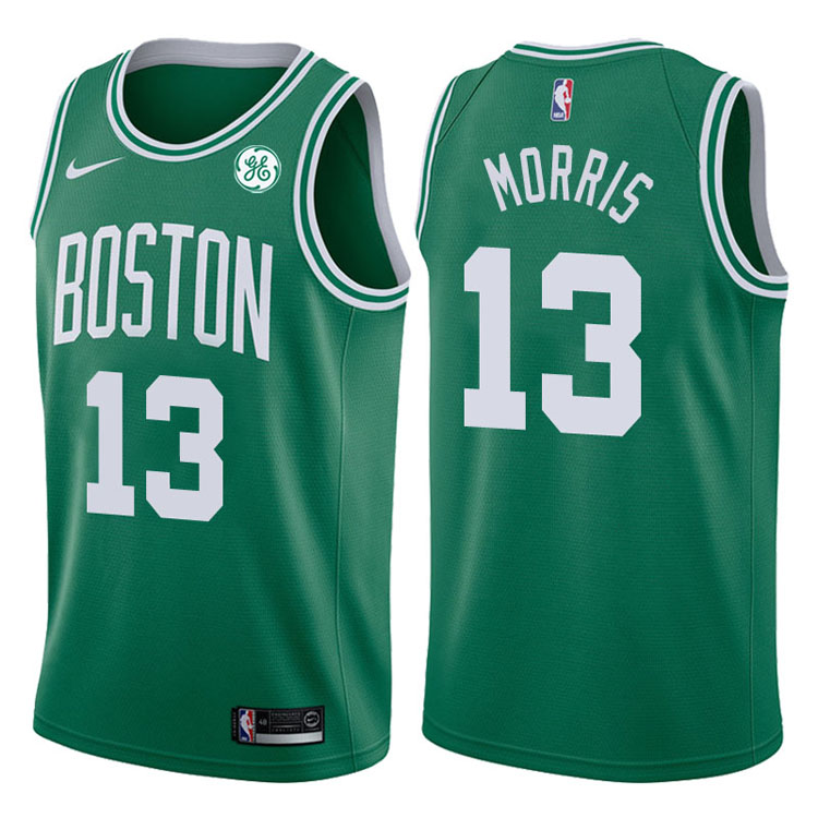 2017-18 Season Marcus Morris Boston Celtics #13 Icon GE Green Jersey
