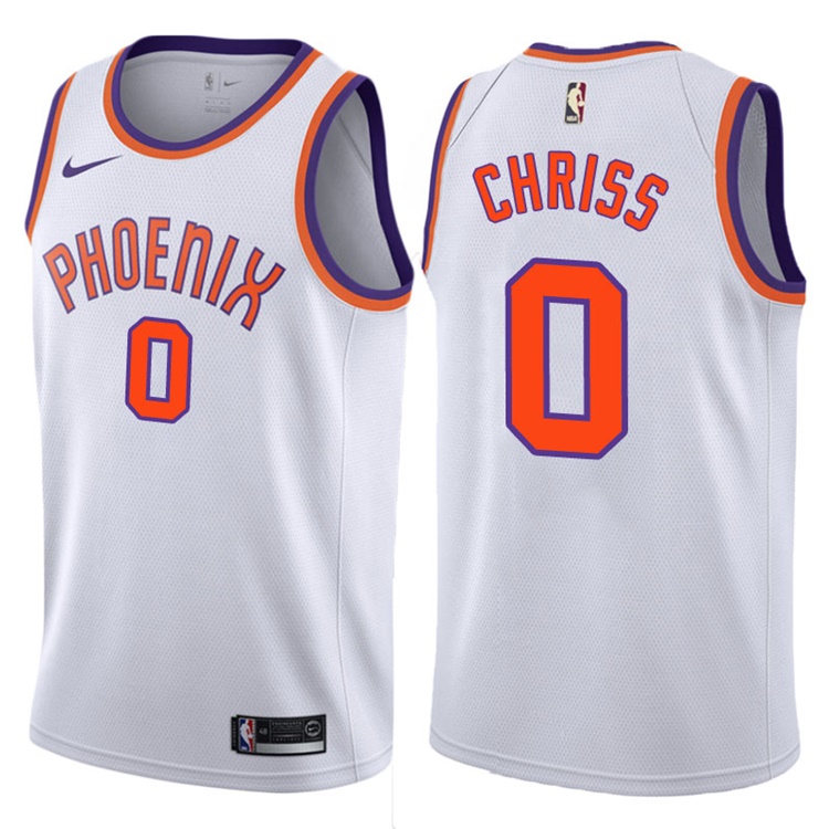 2017-18 Marquese Chriss Phoenix Suns #0 White Hardwood Classic Edition Swingman Jersey