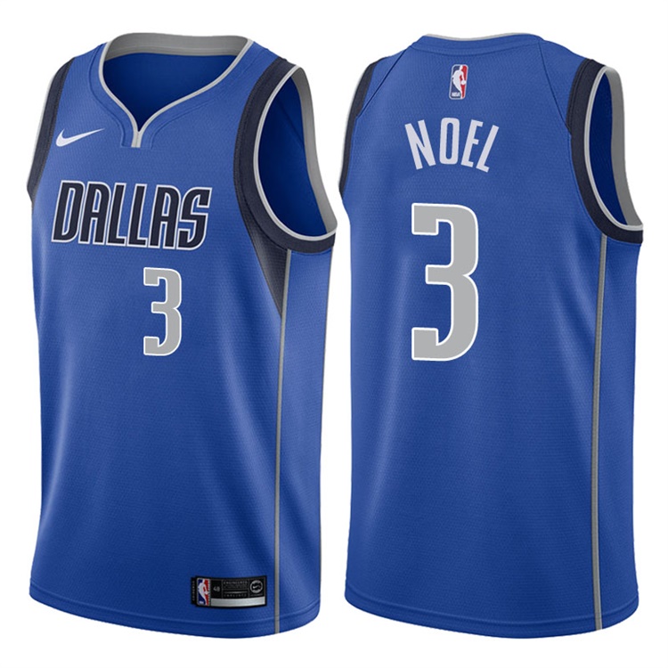 2017-18 Season Nerlens Noel Dallas Mavericks #3 Icon Royal Swingman Jersey
