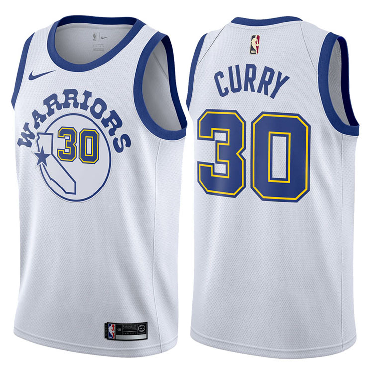 2017-18 Stephen Curry Golden State Warriors #30 White Hardwood Classic Edition Swingman Jersey 2017-18 Stephen Curry Golden State Warriors #30 White Hardwood Classic Edition Swingman Jersey