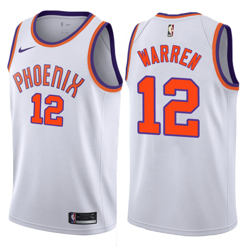 2017-18 TJ Warren Phoenix Suns #12 White Hardwood Classic Edition Swingman Jersey 2017-18 TJ Warren Phoenix Suns #12 White Hardwood Classic Edition Swingman Jersey