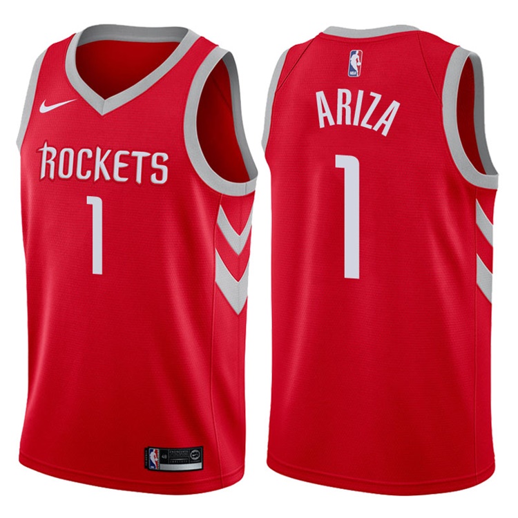 2017-18 Season Trevor Ariza Houston Rockets #1 Icon Red Jersey