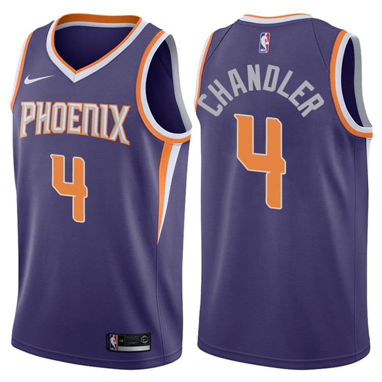 2017-18 Season Tyson Chandler Phoenix Suns #4 Icon Purple Jersey