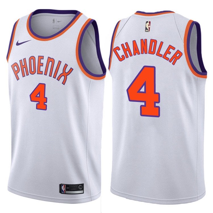 2017-18 Tyson Chandler Phoenix Suns #4 White Hardwood Classic Edition Swingman Jersey 2017-18 Tyson Chandler Phoenix Suns #4 White Hardwood Classic Edition Swingman Jersey