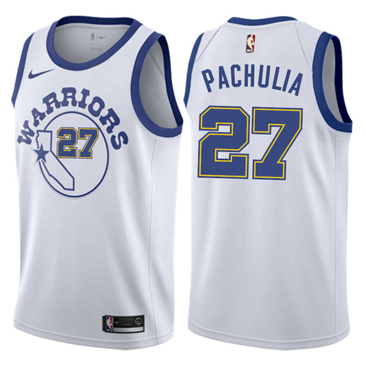 2017-18 Zaza Pachulia Golden State Warriors #27 White Hardwood Classic Edition Swingman Jersey 2017-18 Zaza Pachulia Golden State Warriors #27 White Hardwood Classic Edition Swingman Jersey