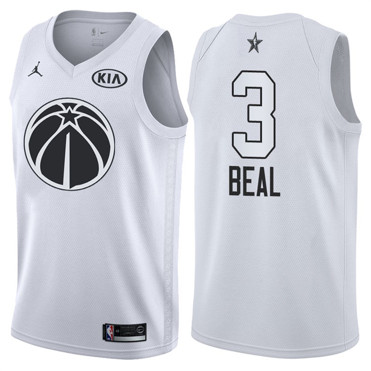 2018 All-StarWizards Bradley Beal #3 White Jersey