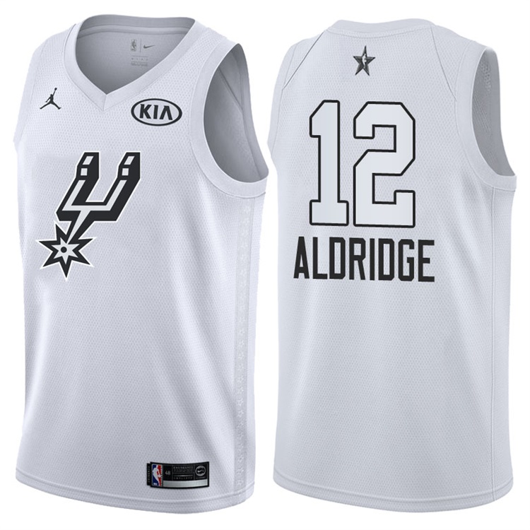 2018 All-StarSpurs LaMarcus Aldridge #12 White Jersey 2018 All-StarSpurs LaMarcus Aldridge #12 White Jersey