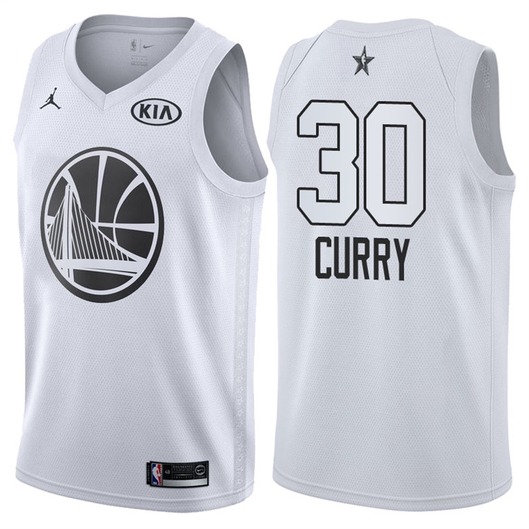 2018 All-StarWarriors Stephen Curry #30 White Jersey 2018 All-StarWarriors Stephen Curry #30 White Jersey