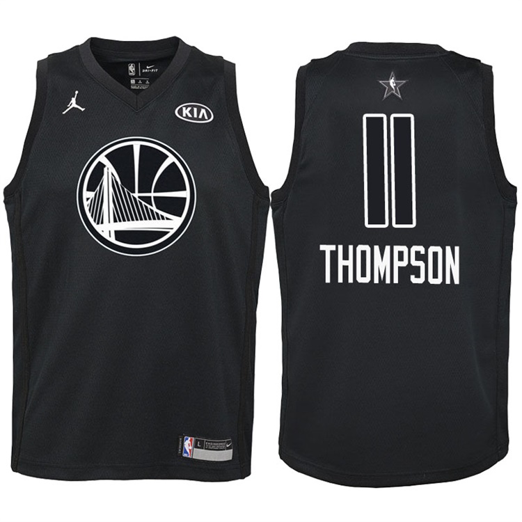Youth 2018 All-Star Warriors Klay Thompson #11 Black Jersey Youth 2018 All-Star Warriors Klay Thompson #11 Black Jersey