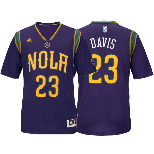 New Orleans Pelicans #23 Anthony Davis 2015-16 New Season Pride Swingman Jersey