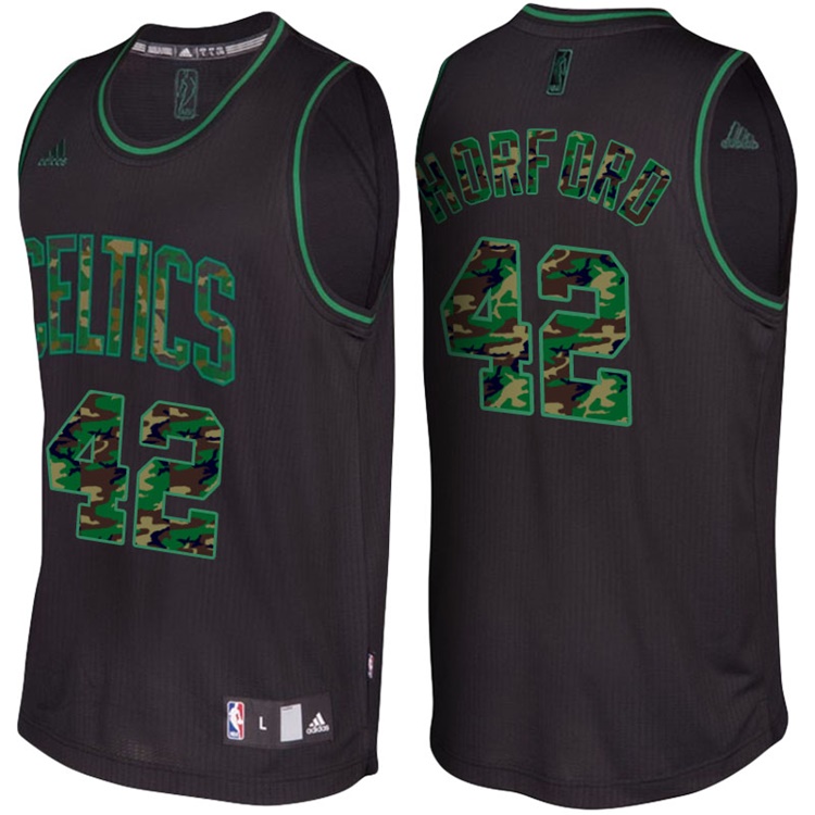 Al Horford Boston Celtics #42 Black Camo Fashio Swingman Jersey