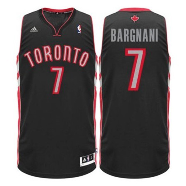 Andrea Bargnani Toronto Raptors #7 Revolution 30 Swingman Black Jersey