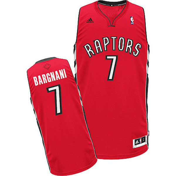 Andrea Bargnani Toronto Raptors #7 Revolution 30 Swingman Road Red Jersey