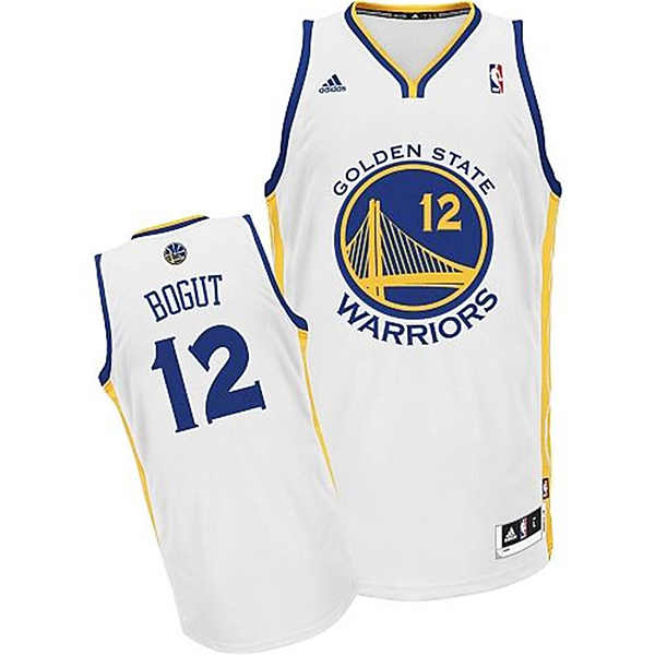 Andrew Bogut Golden State Warriors Swingman Home White Jersey