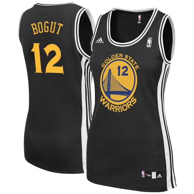 Women's Andrew Bogut Golden State Warriors #12 Black Jersey Women's Andrew Bogut Golden State Warriors #12 Black Jersey