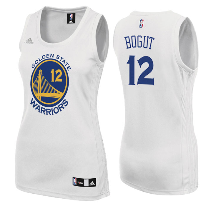 Women's Andrew Bogut Golden State Warriors #12 Home White Jersey Women's Andrew Bogut Golden State Warriors #12 Home White Jersey