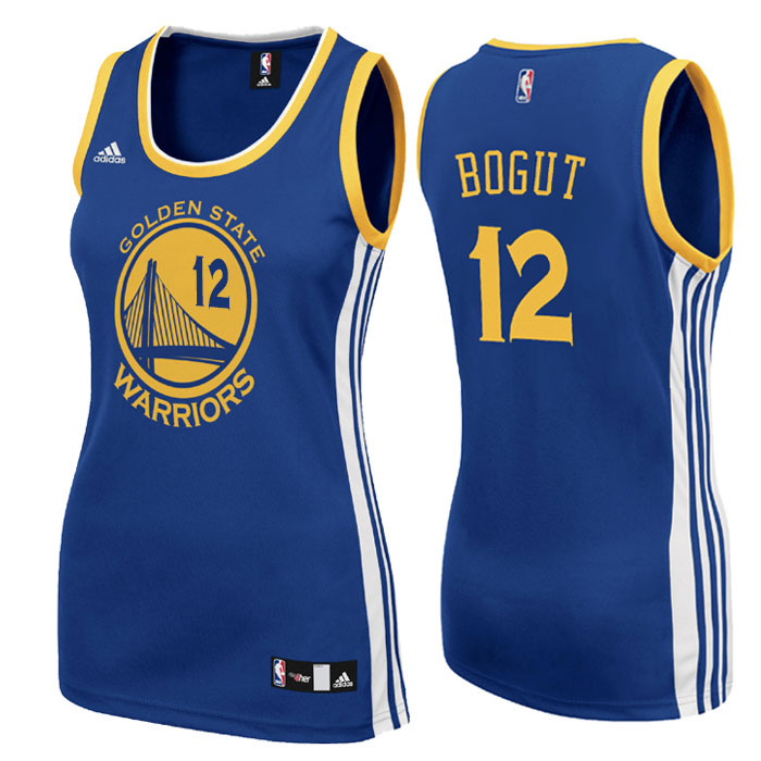 Women's Andrew Bogut Golden State Warriors #12 Road Blue Jersey Women's Andrew Bogut Golden State Warriors #12 Road Blue Jersey