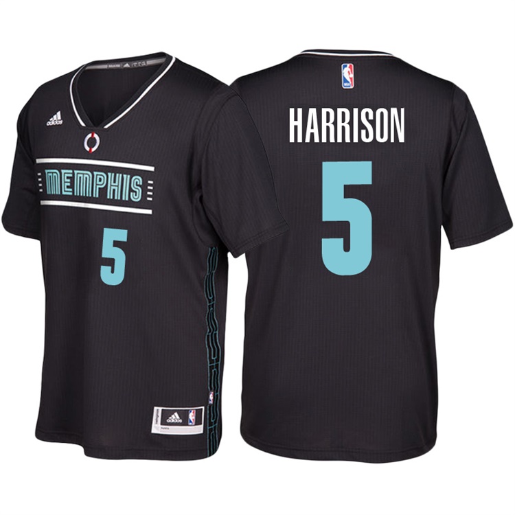 Andrew Harrison Memphis Grizzlies #5 Black MLK50 Pride Sleeved Swingman Jersey
