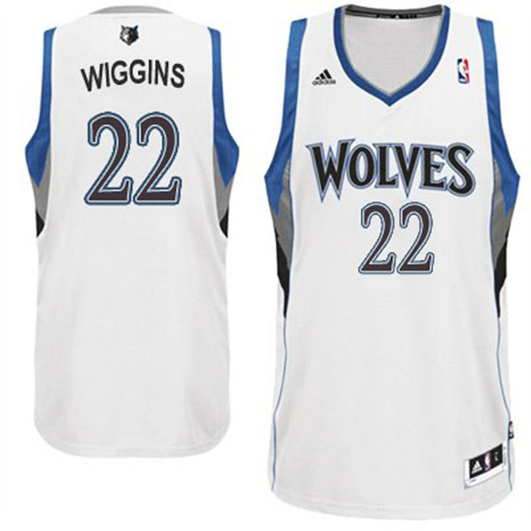 Andrew Wiggins Minnesota Timberwolves #22 Revolution 30 Swingman Home White Jersey