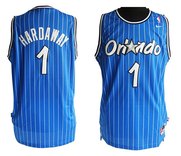 Anfernee Hardaway Orlando Magic #1 Soul Swingman Blue Stripe Jersey Anfernee Hardaway Orlando Magic #1 Soul Swingman Blue Stripe Jersey