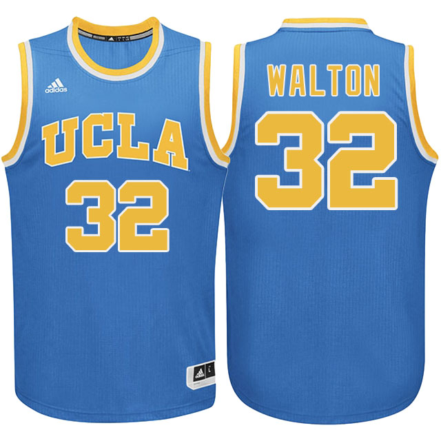 Bill Walton UCLA Bruins #32 Light Blue College Basketball Jersey Bill Walton UCLA Bruins #32 Light Blue College Basketball Jersey